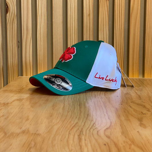 Gorra Black Clover Caro Luck Verde Blanco