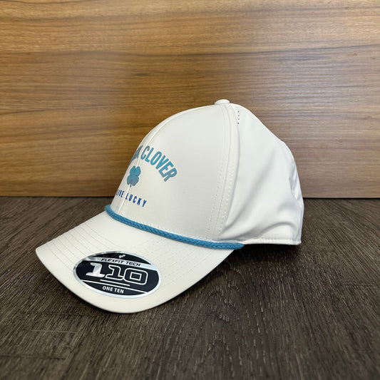 Gorra Black Clover Laguna 1 Blanco Azul SnapBack Ajustable
