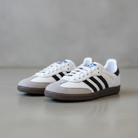 Tenis Adidas Samba OG C Clasico Blanco Negro IE3677 Junior