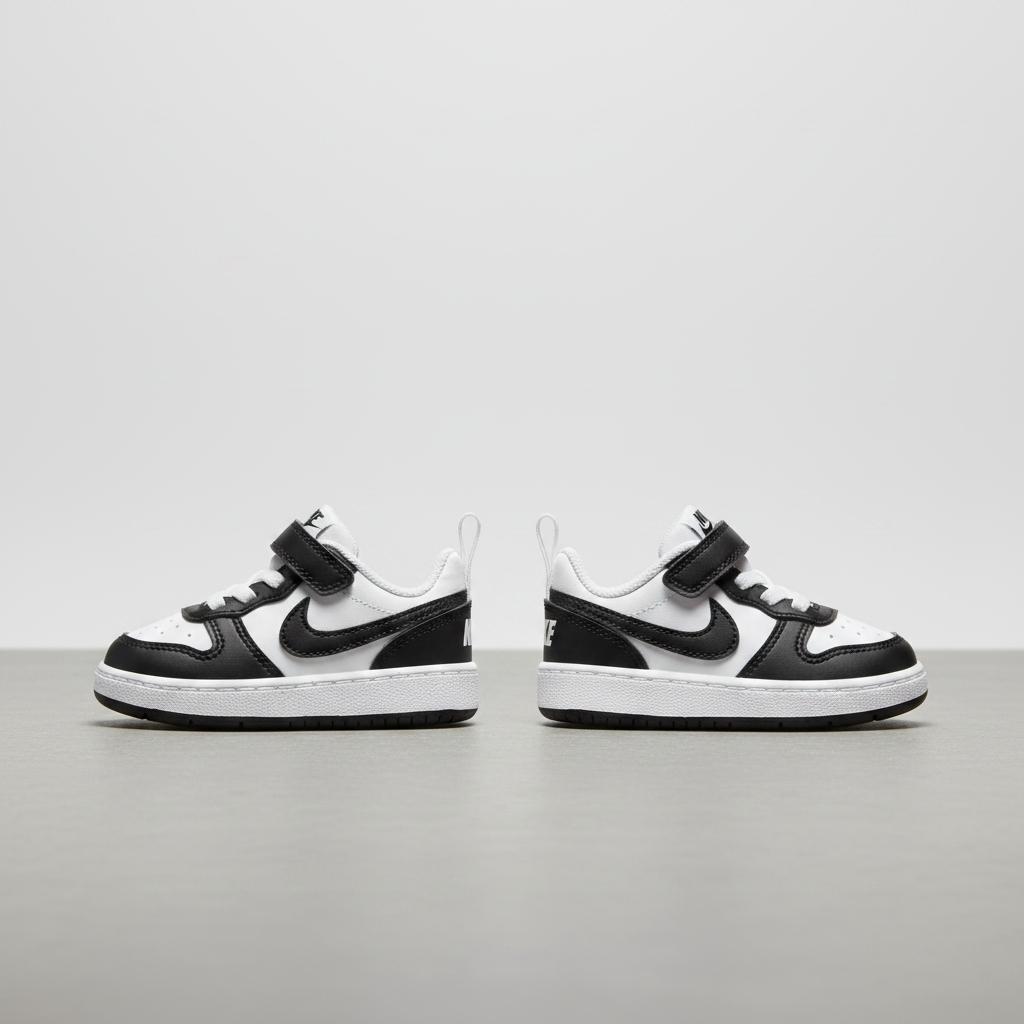 Tenis Nike Court Borough Low Recraft (TD) DV5458131 Blanco Negro Bebe