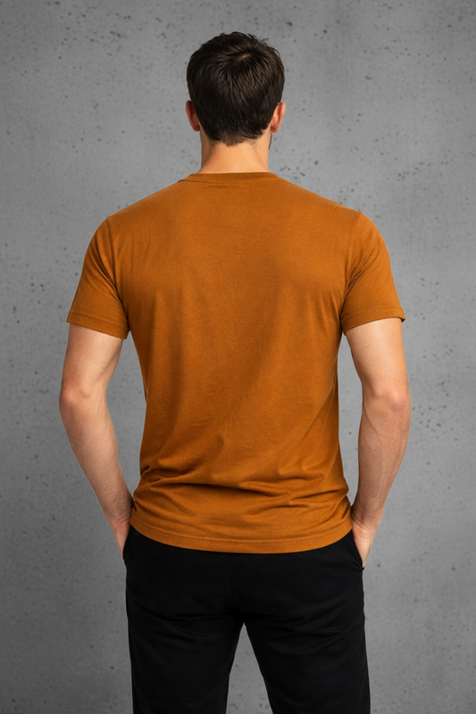Playera Rutz Básica Tabaco