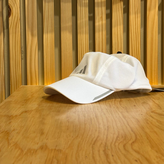 Gorra Adidas Run mes ca a.r Hr7053 Ajustable Blanco gris