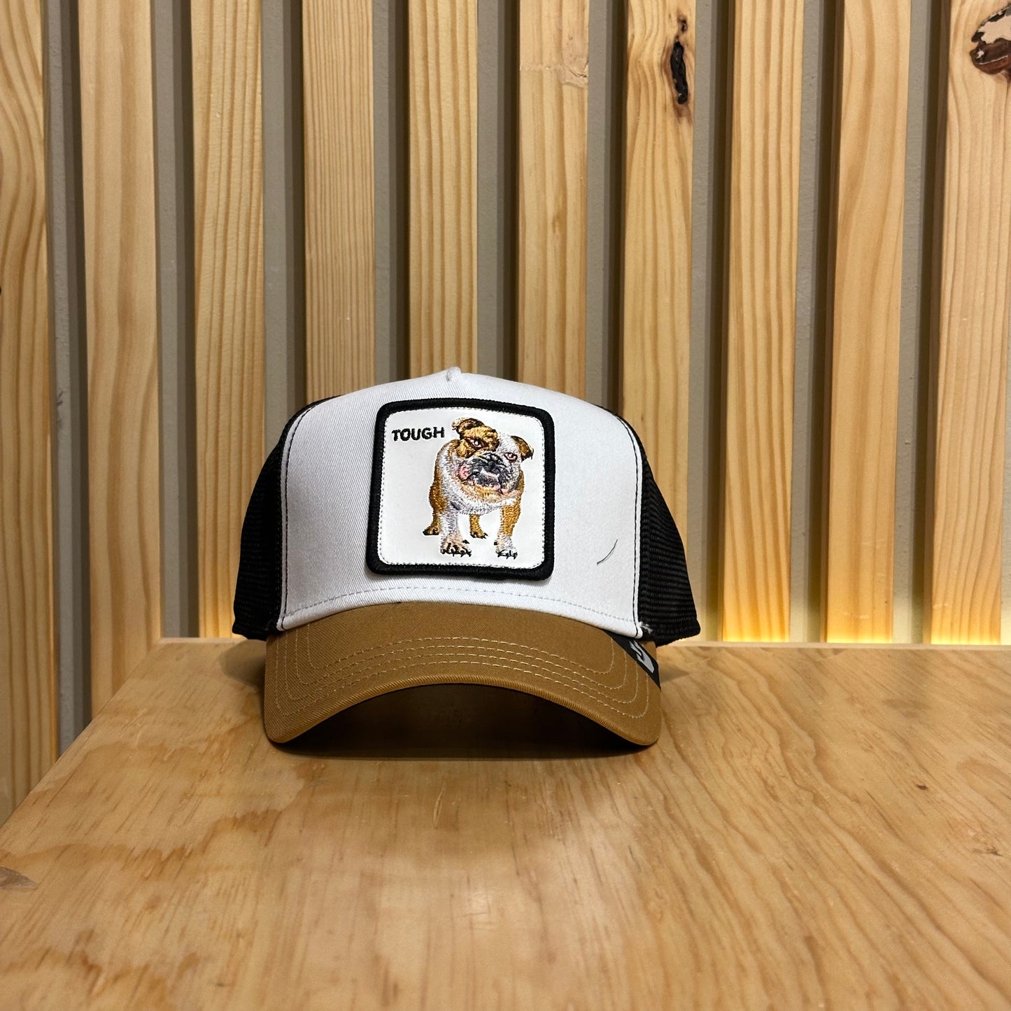 Gorra Goorin Bros Tough Negro Blanco Café