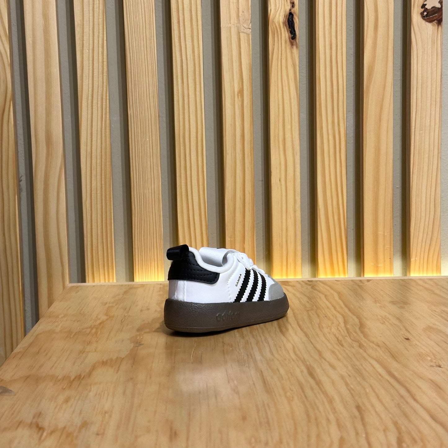 Tenis Adidas Adifoam Samba 360 I Blanco Negro IH3506 Bebe KIDS